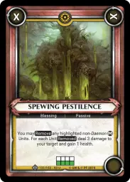 Spewing Pestilence - Foil
